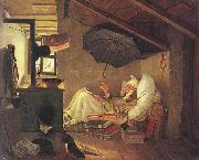 Carl Spitzweg The Poor Poet, oil painting artist